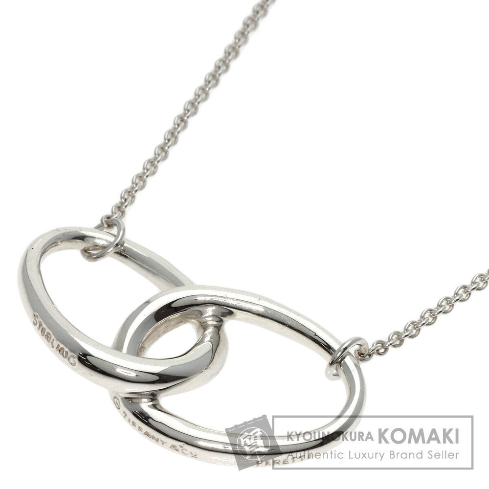 Tiffany Co Double Loop Necklace Silver